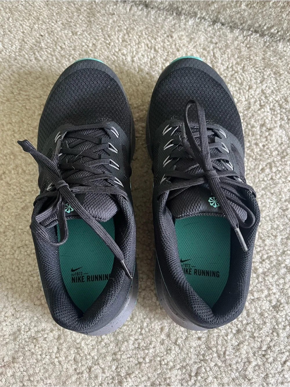 Women’s Nike Swift 3 Running Athletic Shoes - Size 9 - Black & Teal